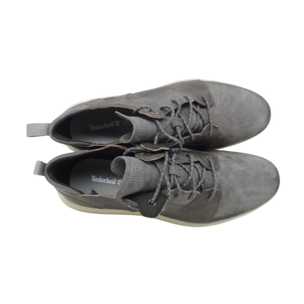 Timberland Men's FLYROAM Leather Sneakers Work Shoes A1IZZ Brown/Gray 11.5M - Picture 5 of 8